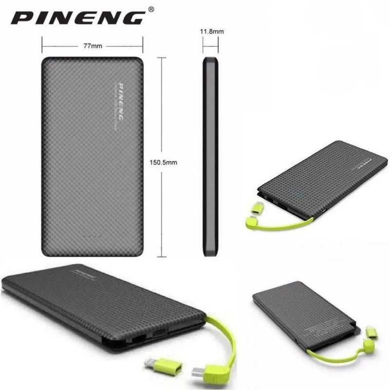 Carregador portátil Pineng Power Bank 10.000mAh IPhone