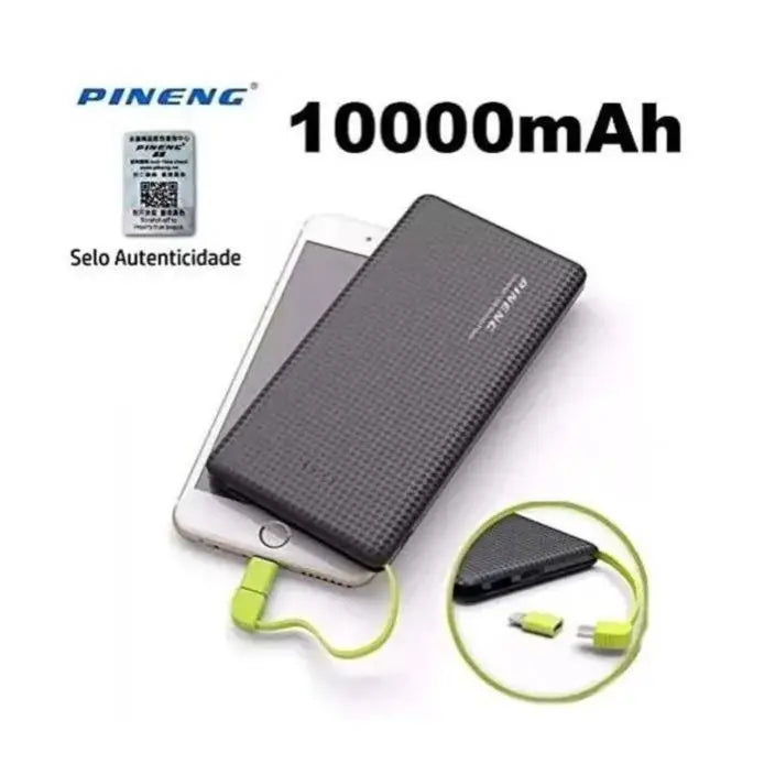 Carregador portátil Pineng Power Bank 10.000mAh IPhone