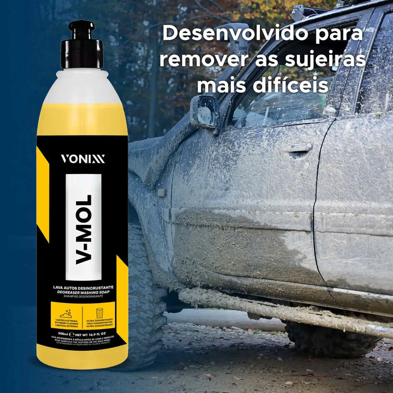 Produto Para Lavar Carro Moto Shampoo Vonixx V-mol 500ml