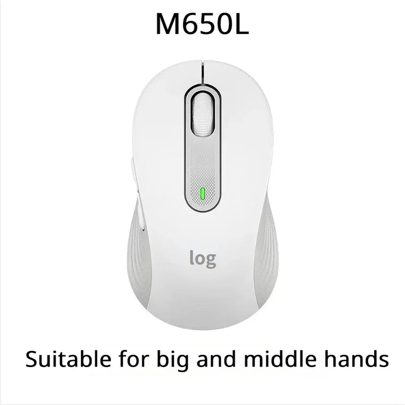 Logitech m650 m650l sem fio bluetooth  mouse escritório portátil sensor tecnologia avançada botões ópticos programáveis