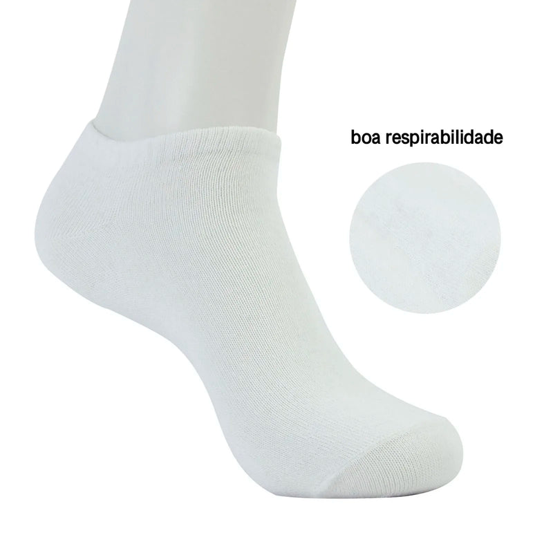 12 pares de meias masculinas 12 pares meias esportivas masculinas meias de algodão masculinas respiráveis. tamanho 40-46