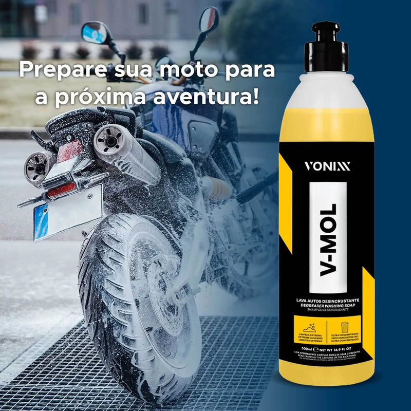 Produto Para Lavar Carro Moto Shampoo Vonixx V-mol 500ml